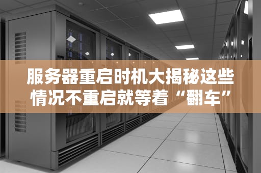 服务器重启时机大揭秘这些情况不重启就等着“翻车”吧！