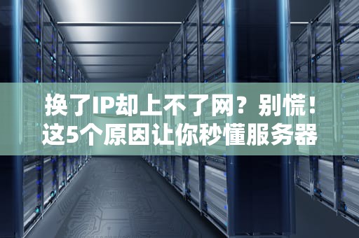 换了IP却上不了网？别慌！这5个原因让你秒懂服务器连接问题
