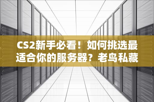 CS2新手必看！如何挑选最适合你的服务器？老鸟私藏推荐！