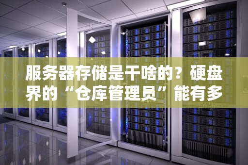 服务器存储是干啥的？硬盘界的“仓库管理员”能有多硬核？