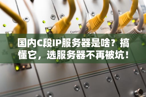 国内C段IP服务器是啥？搞懂它，选服务器不再被坑！