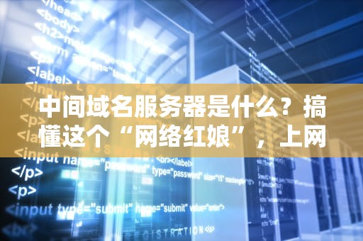 中间域名服务器是什么？搞懂这个“网络红娘”，上网不再迷路！