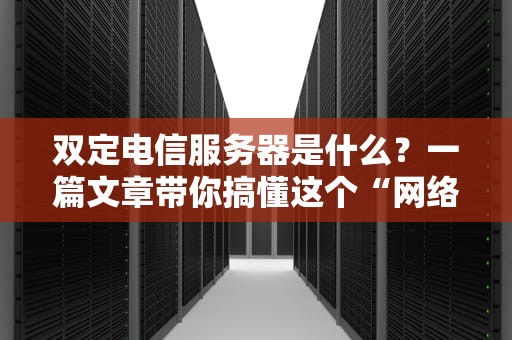 双定电信服务器是什么？一篇文章带你搞懂这个“网络定海神针”！