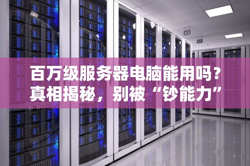 百万级服务器电脑能用吗？真相揭秘，别被“钞能力”闪瞎眼！