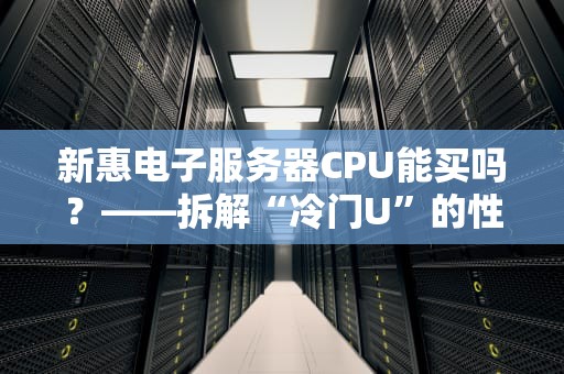 新惠电子服务器CPU能买吗？——拆解“冷门U”的性价比与风险，附真实测评数据！