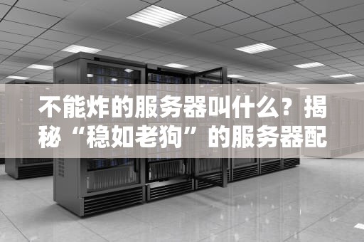 不能炸的服务器叫什么？揭秘“稳如老狗”的服务器配置秘籍！