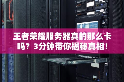 王者荣耀服务器真的那么卡吗？3分钟带你揭秘真相！