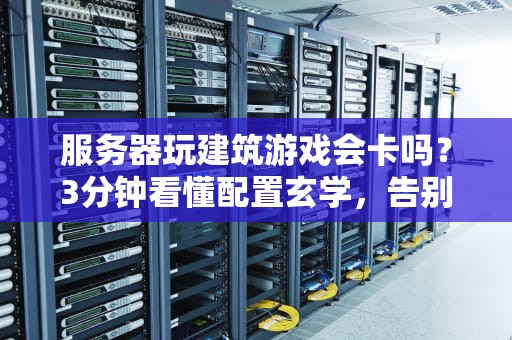 服务器玩建筑游戏会卡吗？3分钟看懂配置玄学，告别PPT画质！