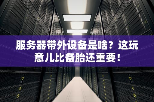 服务器带外设备是啥？这玩意儿比备胎还重要！
