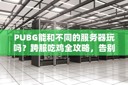 PUBG能和不同的服务器玩吗？跨服吃鸡全攻略，告别延迟成盒！