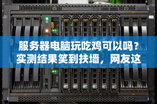 服务器电脑玩吃鸡可以吗？实测结果笑到扶墙，网友这波操作太骚了！
