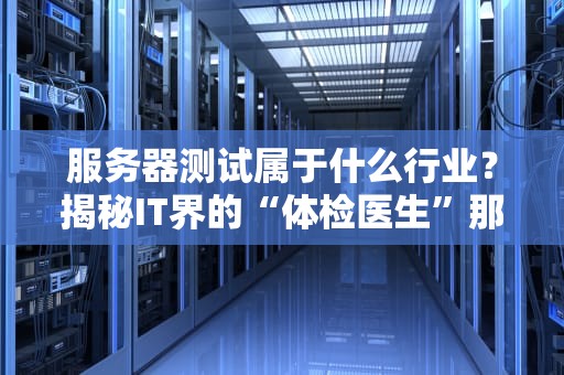 服务器测试属于什么行业？揭秘IT界的“体检医生”那些事儿