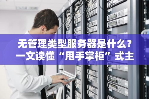 无管理类型服务器是什么？一文读懂“甩手掌柜”式主机的利与弊！