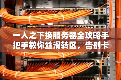 一人之下换服务器全攻略手把手教你丝滑转区，告别卡顿！