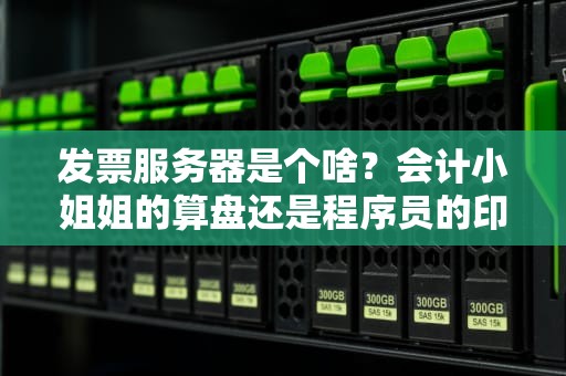 发票服务器是个啥？会计小姐姐的算盘还是程序员的印钞机？