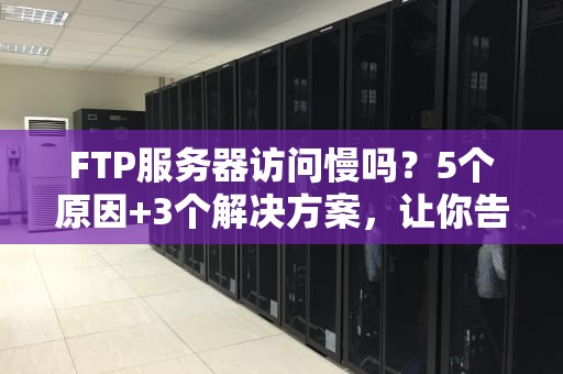 FTP服务器访问慢吗？5个原因+3个解决方案，让你告别龟速传输！