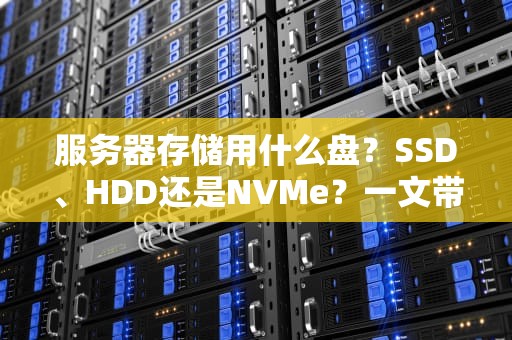 服务器存储用什么盘？SSD、HDD还是NVMe？一文带你搞懂最佳选择！