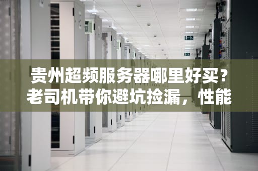 贵州超频服务器哪里好买？老司机带你避坑捡漏，性能炸裂还省钱！