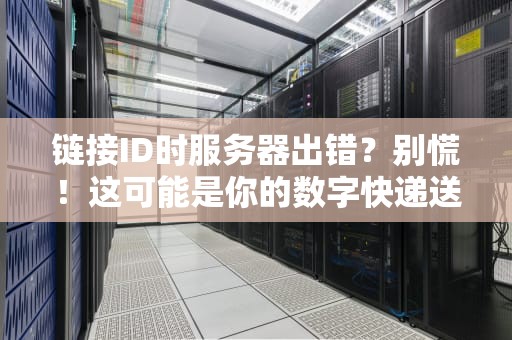 链接ID时服务器出错？别慌！这可能是你的数字快递送错门了！