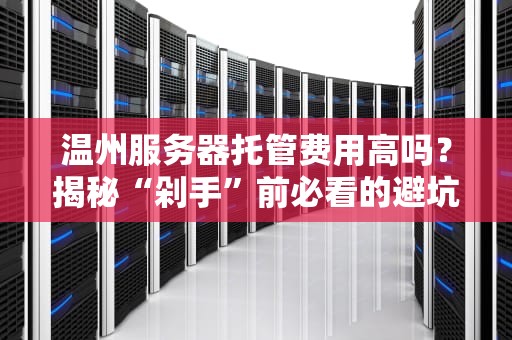 温州服务器托管费用高吗？揭秘“剁手”前必看的避坑指南！