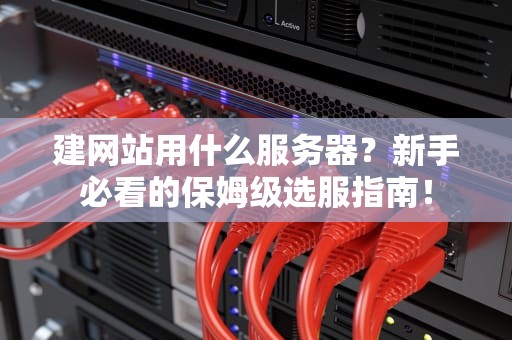 建网站用什么服务器？新手必看的保姆级选服指南！
