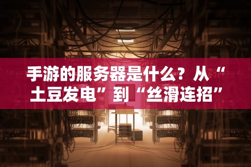 手游的服务器是什么？从“土豆发电”到“丝滑连招”的硬核科普！