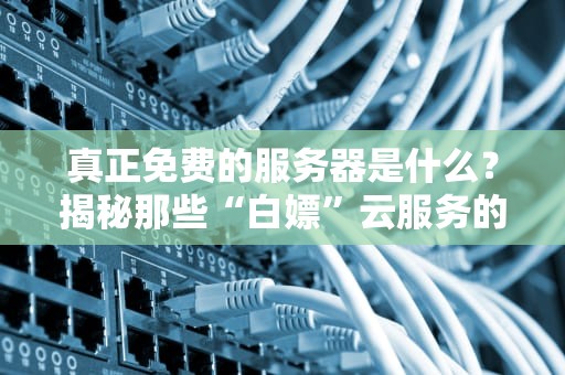 真正免费的服务器是什么？揭秘那些“白嫖”云服务的真相！