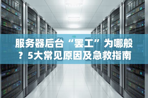 服务器后台“罢工”为哪般？5大常见原因及急救指南！