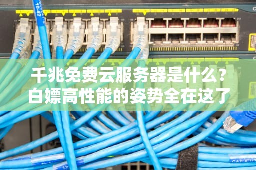 千兆免费云服务器是什么？白嫖高性能的姿势全在这了！