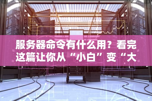 服务器命令有什么用？看完这篇让你从“小白”变“大神”！