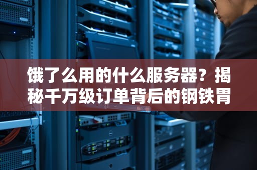 饿了么用的什么服务器？揭秘千万级订单背后的钢铁胃！
