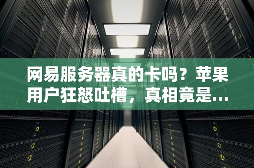 网易服务器真的卡吗？苹果用户狂怒吐槽，真相竟是…