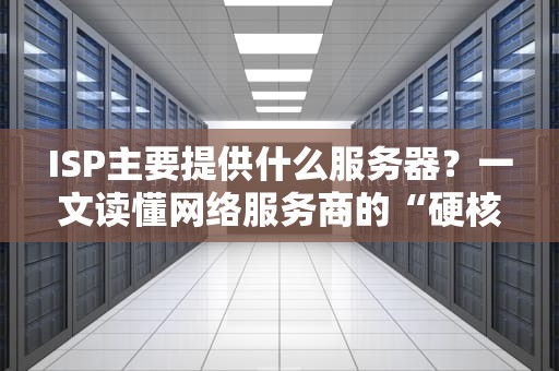 ISP主要提供什么服务器？一文读懂网络服务商的“硬核家底”！