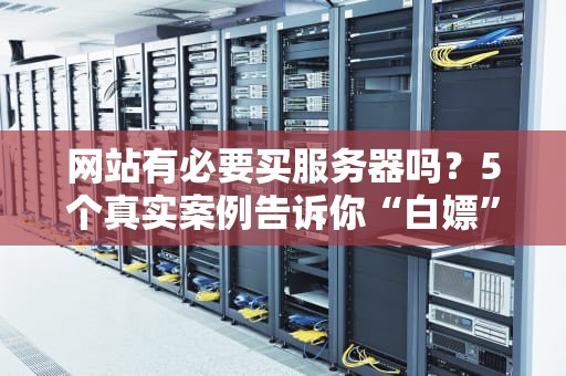 网站有必要买服务器吗？5个真实案例告诉你“白嫖”和“氪金”的差距！
