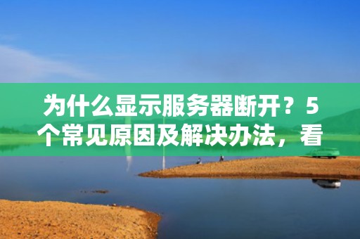 为什么显示服务器断开？5个常见原因及解决办法，看完秒变运维大神！