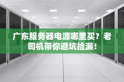 广东服务器电源哪里买？老司机带你避坑捡漏！