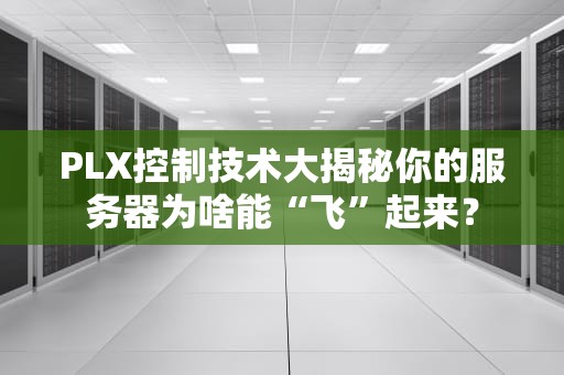 PLX控制技术大揭秘你的服务器为啥能“飞”起来？