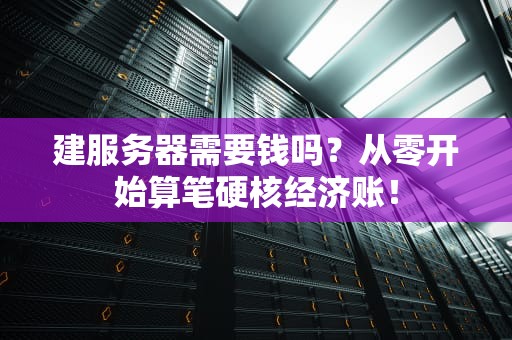 建服务器需要钱吗？从零开始算笔硬核经济账！