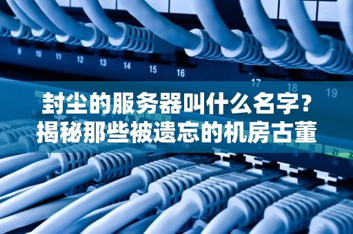 封尘的服务器叫什么名字？揭秘那些被遗忘的机房古董