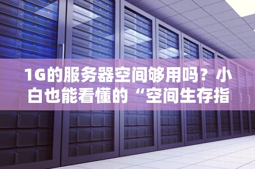 1G的服务器空间够用吗？小白也能看懂的“空间生存指南”