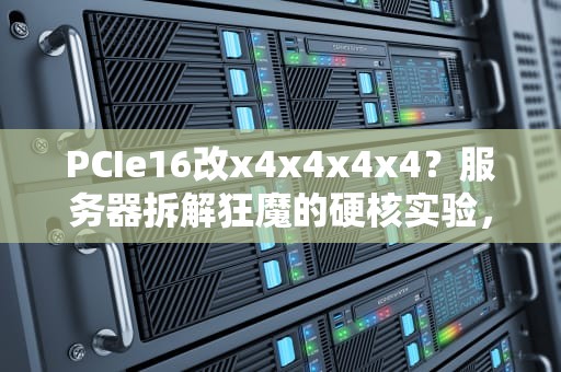 PCIe16改x4x4x4x4？服务器拆解狂魔的硬核实验，结果笑中带泪！