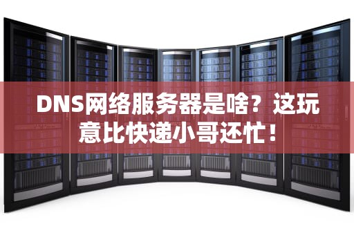 DNS网络服务器是啥？这玩意比快递小哥还忙！