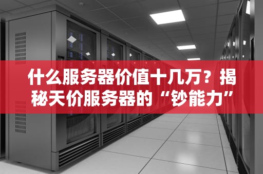 什么服务器价值十几万？揭秘天价服务器的“钞能力”秘密！