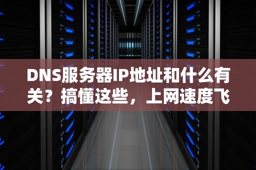 DNS服务器IP地址和什么有关？搞懂这些，上网速度飞起来！