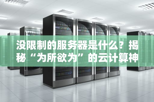 没限制的服务器是什么？揭秘“为所欲为”的云计算神器！