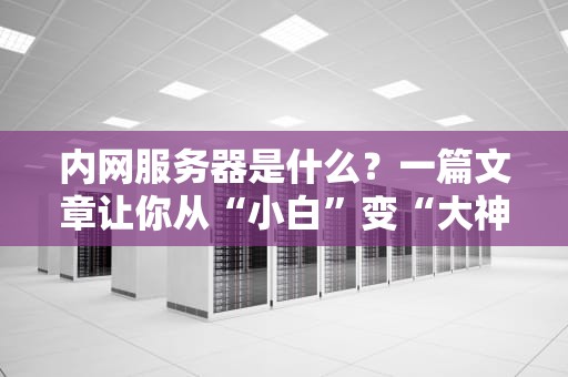 内网服务器是什么？一篇文章让你从“小白”变“大神”（附真实测评案例）