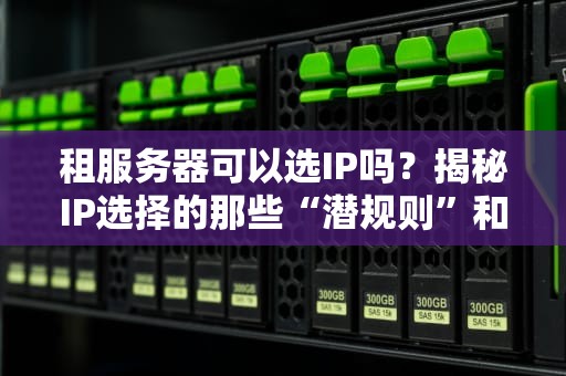 租服务器可以选IP吗？揭秘IP选择的那些“潜规则”和骚操作！