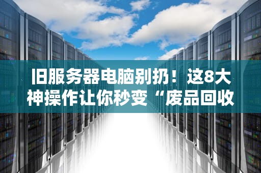 旧服务器电脑别扔！这8大神操作让你秒变“废品回收侠”
