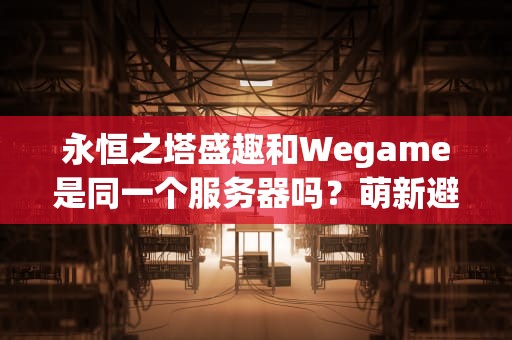 永恒之塔盛趣和Wegame是同一个服务器吗？萌新避坑指南+硬核科普！