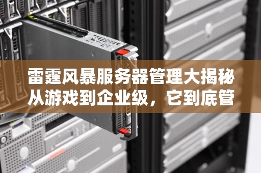 雷霆风暴服务器管理大揭秘从游戏到企业级，它到底管啥？